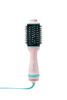 Flower Beauty Ceramic Hot Air Styling Brush Professional TangleFree Styling Adds Volume Shine While Drying Hair 3 Heat C