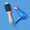Flower Beauty Ceramic Hot Air Styling Brush Professional TangleFree Styling Adds Volume Shine While Drying Hair 3 Heat C