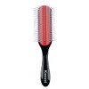 Koeuoi Classic Styling Curly Hair Brush 9 Row Black Brush for Detangling Separating Shaping For Women and Men Wet or Dry