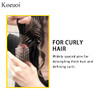 Koeuoi Classic Styling Curly Hair Brush 9 Row Black Brush for Detangling Separating Shaping For Women and Men Wet or Dry