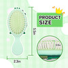 DINATIS Toddler Hair Brush Mini Hair Brush for Kids Travel Brush for Boys and Girls Baby Detangler Brush for Thin Hair D