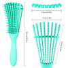 3 Pack Hair Detangler Brush for Afro AmericaAfrican Textured 3a to 4c Kinky WavyCurlyCoilyWetDryOilThickLong Hair Detang