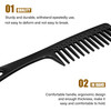 MODENGKONGJIAN 4PCS Wide Tooth Detangling Comb Large Hair Styling Comb for Curly Wet Long Hair Multicolored Polypropylen
