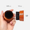 Red by Kiss Beard Brush with 100 Natural Boar Bristles for Men Premium Wooden Brush Beards Mustaches Grooming Shaving Co