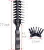 Mens Vented Hair Brush for Blow Drying Anti Static Vent Hairbrush for Styling Fine Curly Wavy Wet or Dry Hair