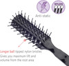 Mens Vented Hair Brush for Blow Drying Anti Static Vent Hairbrush for Styling Fine Curly Wavy Wet or Dry Hair
