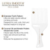 Cricket Ultra Smooth Coconut Hair Pick Comb Infused with Coconut Oil Keratin for FrizzFree Shine and Volume Ideal for Cu