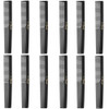 Krest Cleopatra 420 7 Flat Square Back Barber Hair Comb 12 Pack