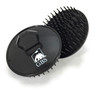 GBS Easy to Hold Hair Scalp Shampoo Brush Scrubber and Tortoise Dressing Comb Black Pack of 6