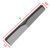 Bardeau Essentials Professional 7 Inch Black Carbon Fiber Anti Static Chemical And Heat Resistant Comb For All Hair Type