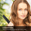Hair Cutting Comb Professional 875 Black Carbon Fiber Anti Static Chemical And Heat Resistant Hair Combs For All Hair Ty