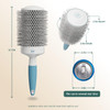 Round Brush for Blow Drying Extra Large Ceramic Ion Thermal Barrel for Precise Styling and Maximum Volume Lightweight Ha