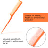Yaomiao 24 Pcs Rat Tail Combs Bulk Braiding Comb for Woman Parting Combs Hair Colored Teasing Pin Tailcombs Styling Tail