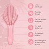 Wet Brush Go Green Curl Detangler Hair Brush Pale Pink UltraSoft IntelliFlex Detangling Bristles Glide Through Tangles w