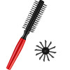 Boao Round Hair Brush 8 Row Quiff Roller Brush for Men 795 NonSlip Circle Hairbrush Mini Antistatic Hairbrush RPM Small