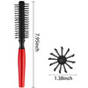 Boao Round Hair Brush 8 Row Quiff Roller Brush for Men 795 NonSlip Circle Hairbrush Mini Antistatic Hairbrush RPM Small