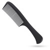 Large Detangling Comb With Professional Handle Carbon Fiber Cutting Hairdressing Styling Round Tooth Barber Travel Hair