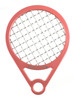 Twist It Up Comb Red Desires Alternative to Hair Sponges Creates Curls and Twists for Black Men Tennis Racket Design