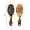 WIRESTER Detangle Hair Brush For All Hair Types Comb Hair Brush for Girls Women Suitable for Wet and Dry Hair Gold Glitt