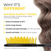 FHI Heat UNbrush Detangling Brush for PainFree Brushing on All Wet or Dry Hair Types Durable DuoFlex AntiStatic Bristles