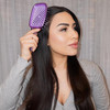 FHI Heat UNbrush Detangling Brush for PainFree Brushing on All Wet or Dry Hair Types Durable DuoFlex AntiStatic Bristles