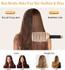 KTKUDY Detangling Brush Getting Knots Out without Pain Boar Bristles HairBrush Make Hair Shiny Healthier Vented Detangle