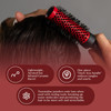 Ion Infused Ceramic Round Brush Salon Quality roller for Blow Drying Fixes Dry or Damaged Hair 2 Roller Brush for Wet Dr