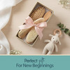 Baby Hair Brush and Comb Set for Newborn Wooden 4 Piece Soft Goat Hair Bristles and Comb Set for Newborn Girl Boy and To