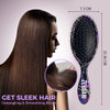 ZEVGANI Detangling Brush UltraSoft Bristles for Women Kids Hair Detangler Smoothing Brush for Thick Curly Thin Long Shor