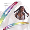 WILLBOND Dreadlock Tool for Locs Easyloc Hair Tool for Dreadlocks Interlocks or Sisterlocks Gold Silver Rainbow Color