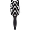 The Hair Edit Detangle Massage Brush Wet Dry Brush With Ergonomic Paddle Non Slip Grip Scalp Massager with Soft Flexible