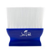 JOHNNY B Professional Barber Neck Duster with Soft Long Bristles Blue