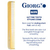 Giorgio G35 Handmade Fine Tooth Pocket Comb for Men Mustache and Beard Comb for Men Travel Combs for Everyday Grooming o