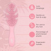 Wet Brush Go Green Hair Detangler Brush Pink Detangling Hair Brush UltraSoft IntelliFlex Bristles Glide Through Tangles
