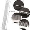 Patelai 3 Pcs Stainless Steel Metal Comb for Men Steel Fine Cutting Hair Styling Hairdressing Salon Detangler Hair Set f