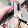 6 Pieces Hair Cutting and Thinning Razor Comb Set with 20 Razors DualSide Slim Haircut Tool