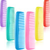 Leinuosen 12 Pieces Hair Combs Set Pocket Plastic Fine Tooth Dressing Comb for Women and Men Peines Para CabelloYellow P