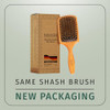 SHASH Since 1869 Made in Germany Wooden Paddle Brush Gently Detangles Styles Conditions Hair with Minimal Frizz and Brea