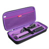 Hermitshell Hard Travel Case for TYMO Ring Hair Straightener Comb Straightening Brush BlackRosy