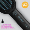 Revamp Progloss Deepform Ceramic Straightener Brush Ionic AntiFrizz Straightening Brush Ceramic Infused with Progloss Oi