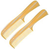 Giorgio G37 Large Coarse Detangler Comb Wide Teeth for Thick Curly or Wavy Hair For Wet and Dry Use Handmade Rake SawCut