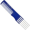Lift Teasing Comb and Hair Pick 1 Pack Stainless Steel Lifts Chemical and Heat Resistant Detangler Anti Static Comb For