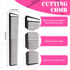 Patelai Hair Comb Set 8 Pieces Rat Tail Combs Teasing Combs and Handheld Alligator Clips Carbon Fiber Metal for Hair Sty