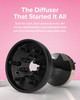 Bellissima Diffon Ceramic Diffuser Hair Dryer for Curly Hair 2in1 Blow Dryer with Diffuser Reduces Frizz Defines Curls V