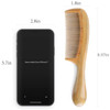 Onedor Handmade Sandalwood Hair Combs Set AntiStatic Scented Wooden Wide Tooth and Fine Tooth Combs for Natural Hair Det