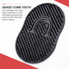 Portable Grooming Set Plastic Massage Combs Beard Brush Scalp Shampoo Brush and Pet Grooming Brushes for Home and Travel