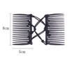 2 Pieces Adjustable Elastic Hair Comb Stretchy Plastic Double Banana Clip No Crease Pins for Women Curly Thick Wavy Hair