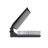 Louise Maelys Portable Travel Folding Hair Brush Compact Pocket Double Headed Antistatic Comb