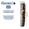 Giorgio G25 FineTooth and WideTooth Pocket Comb Hair Styling Comb for Men and Women Handmade Beard Combs for Men Barber