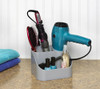 Spectrum Diversified Contour Countertop Hair Care Caddy Silver